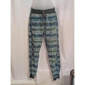 IXCHEL Hand Woven Hippie Tribal Pattern Festival Pants Sz L